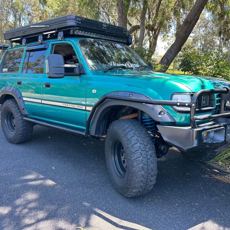 80 Series Toyota Landcruiser Revolution Rock Sliders & Rails