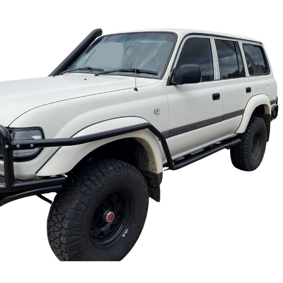 80 Series Toyota Landcruiser Traditional Rock Sliders & Rails