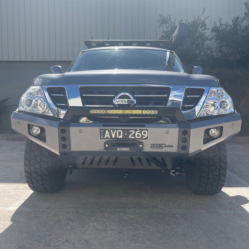 S4 Y62 Nissan Patrol Low Line (Winter) Bull Bar