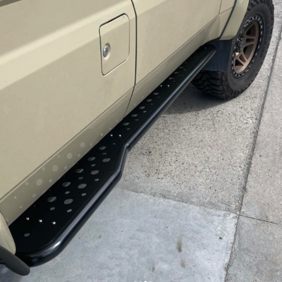 76 Series Toyota Landcruiser Revolution Rock Sliders & Rails